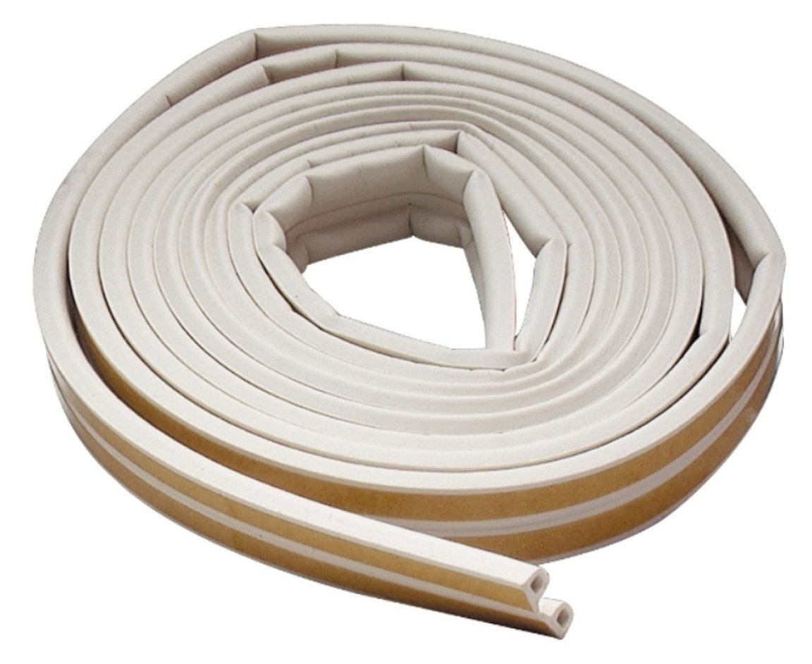 M-D Building Products 2576 M-D 0 All Climate P-Profile Subzero Weather-Strip, 17 Ft L X 3/8 in W 7/32 in T, Epdm Rubber, White