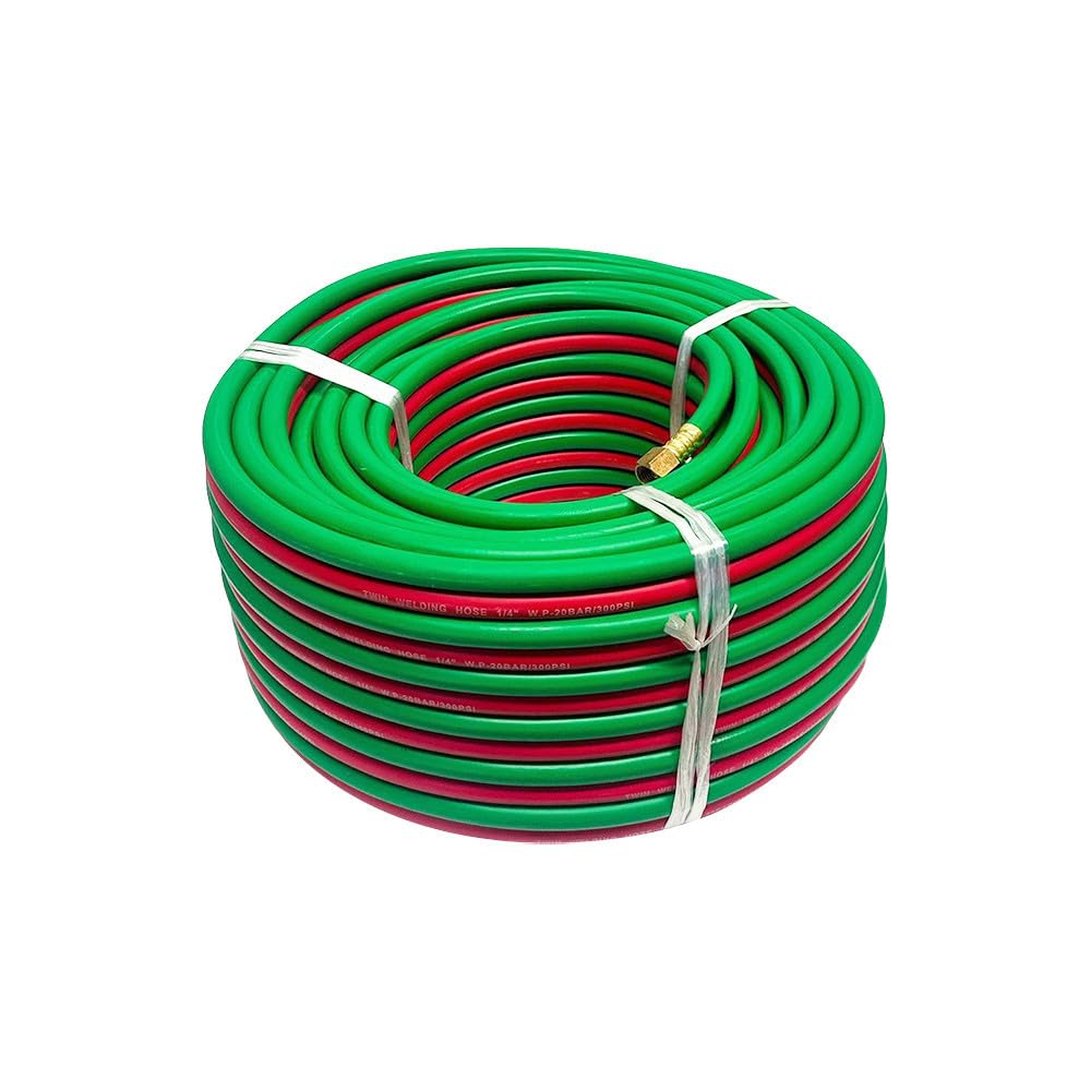 50ft Twin Welding Torch Hose Oxy Acetylene Oxygen