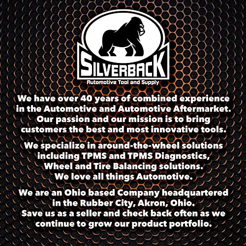 Silverback HiVisibility Dual Foot Commercial Truck Tire Pressure Gauge