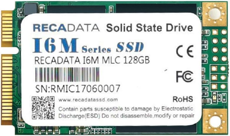 RECADATA mSATA III MLC Industrial Grade Enterprise Class Solid State Drive SSD (64GB)