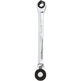 Williams JHW30012 1/4" Square And Hex Ratchet, 5" Compact, Short Handle
