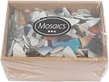 Creativ Mosaic Tiles 2kg Assorted Glass Ceramic Mirror Pieces Crafts view 2