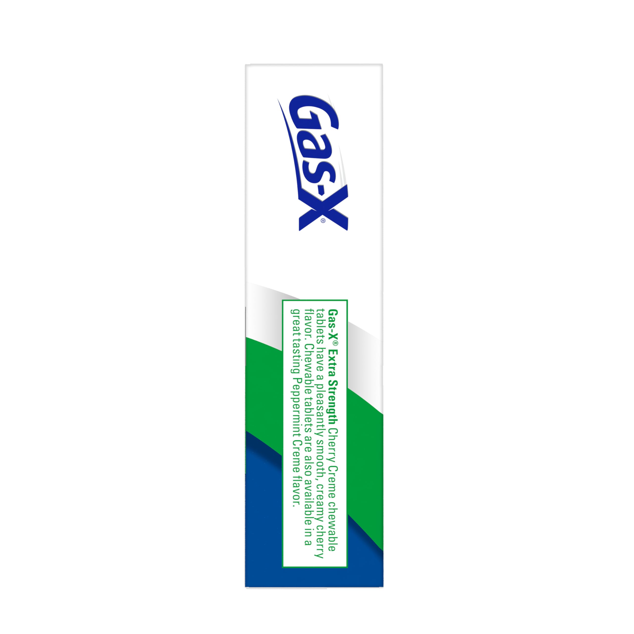 Gas-X Extra Strength Chewable Gas Relief Tablets with Simethicone 125 mg, Cherry - 48 Count