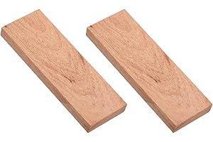 uxcell 2 Pcs Hardwood Lumber Natural Exotic Woods Blocks Hardwood Blanks Boards for Woodworking DIY Crafting Projects Wood Ca