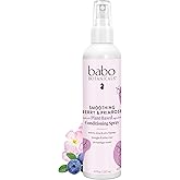 Babo Botanicals Smoothing Berry Conditioning Spray - Detangling & Nourishing - Eliminates Frizz & Prevents Static - Evening Primrose Oil - Non-Aerosol - For all ages - Light Berry Fragrance