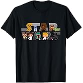 Star Wars Logo Kawaii Multi-Character T-Shirt