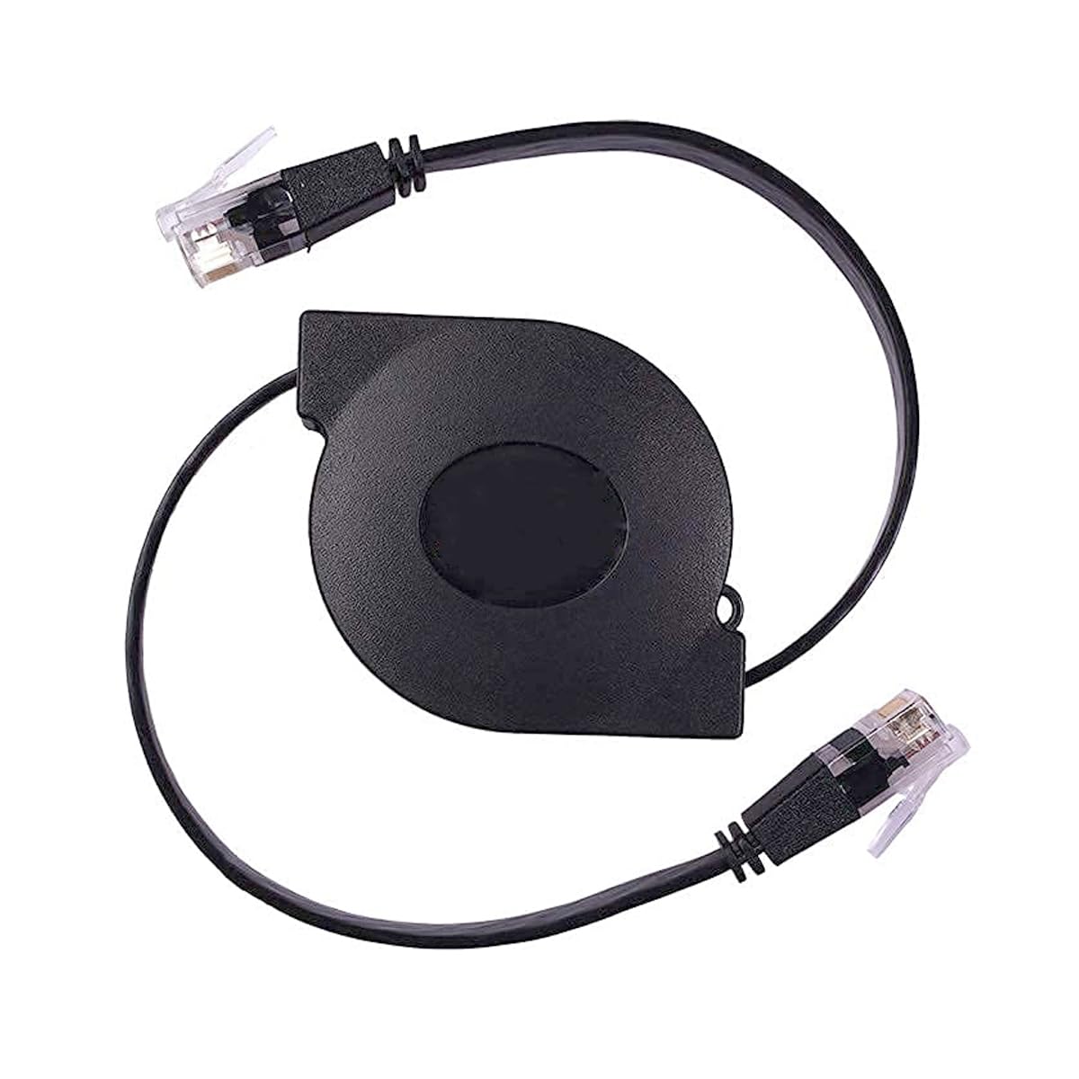 zalati Ethernet Network Cable Cat-7 10 Gigabit RJ45 Ethernet Ultra Flat Retractable Cable for Travel for Xbox, PS4, Router, Modem, Switch