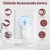 FASCINATE Lighted Makeup Vanity Mirror 45 LED, 360° Rotation, USB Rechargeable view 2