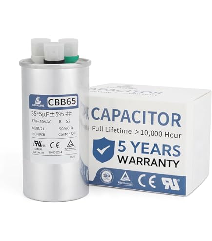 Amazon.com: 35/5 mfd 370V Round Capacitor 100335-05 89M73