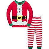Popshion Toddler Boys Christmas Pajamas Cotton Long Sleeve Christmas PJs Holiday Xmas Jammies