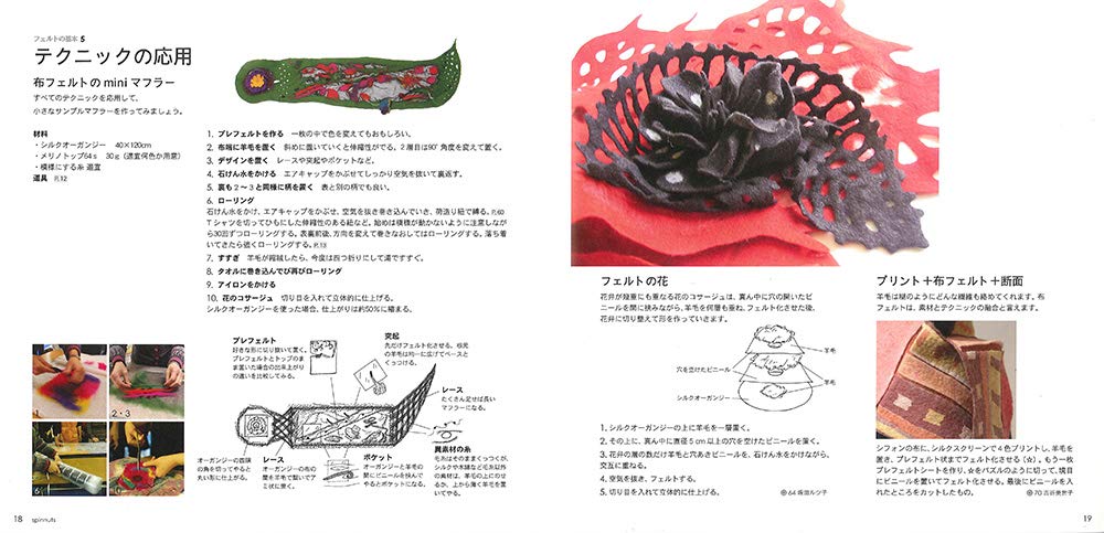 フェルト自由自在 スピナッツ出版 本 通販 Amazon