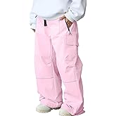 Oymyakon Women's Baggy Snow Pants Waterproof Insulated Ski Pants Loose Warm Snowboard Ski Bibs Pants