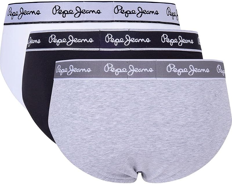 Herren Pepe Bf 3P Boxershorts, Grey Marl, XL