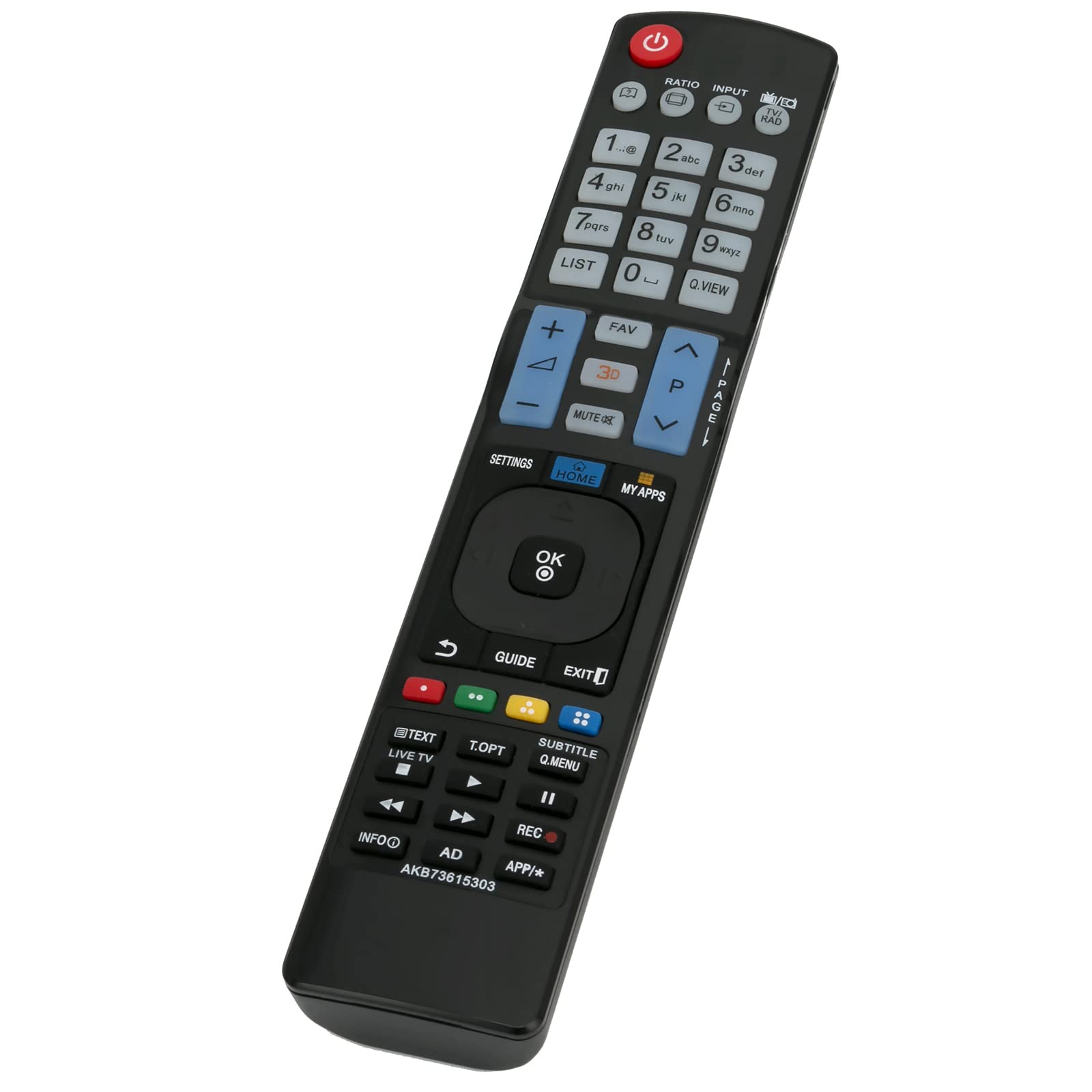 AKB73615303 AKB73615302 Replacement Remote Fit for LG LED LCD TV 42LS570T 42LS570S 42LS570T 32LM620S 32LM620T 32LM620S 32LM620T 32LM621S 32LM621T 37LM620S 37LM620T 37LM621S 37LM621T 42LM620S 42LM620T