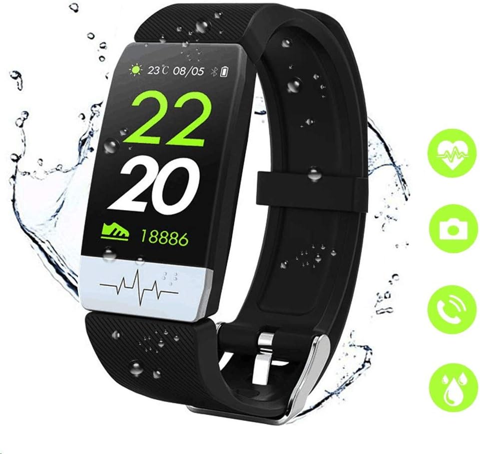 Smart Watches Fitness Trackers Pedometer Watch with Heart Rate Blood Pressure Monitor Calorie Step Counter Sleep Monitor IP67 Waterproof Activity Tracker for Kids Women Men Compatible with IOS Android