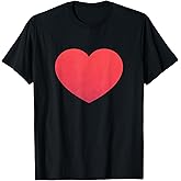Heart Valentines Day Shirt - Graphic Novelty Love Heart T-Shirt