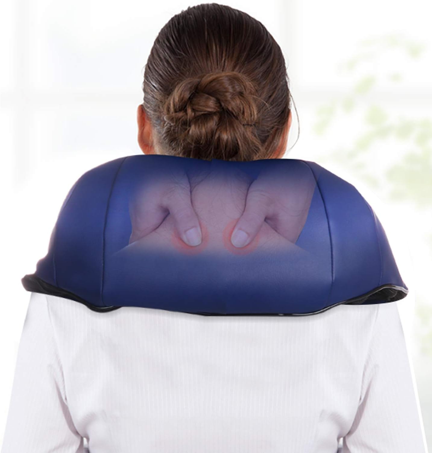 Naipo Shiatsu Back and Neck Massager with Heat Deep Kneading Massage for Neck, Back, Shoulder, Foot and Legs, Use at Home, Car, Office Gift for Women, Friends, Mom: Health & Personal Care
