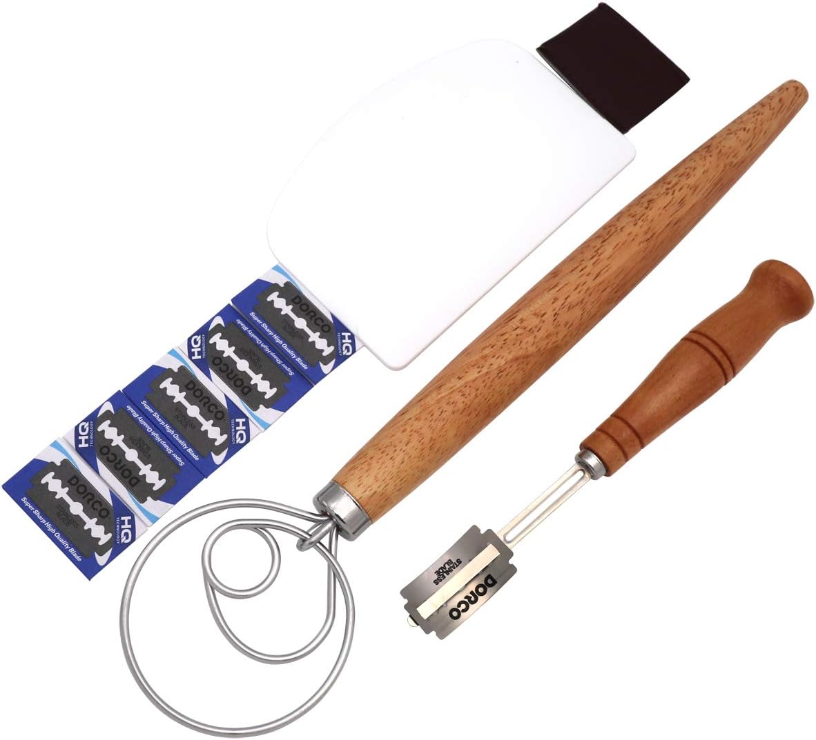 Danish Schneebesen Teig Klinge Garniermesser Und Schaber Backwerkzeug Set Amazon De