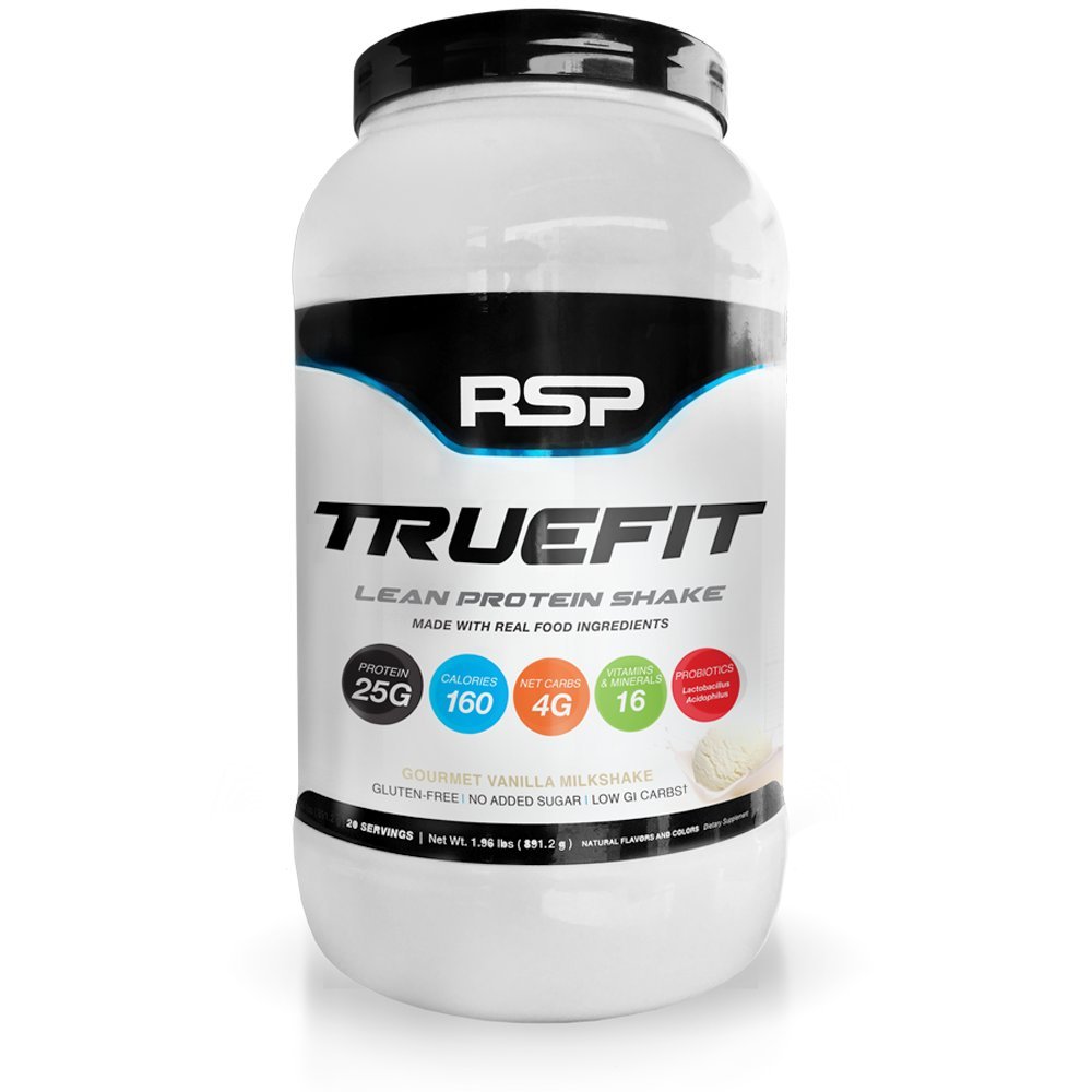 RSP TrueFit Lean Meal Replacement Protein Shake With Fiber & Probiotics From Essential Real