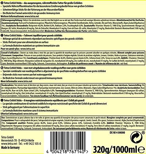 Tetra Cichlid Sticks,1.000 ml, 320 g (Pack of 1) - Image 3