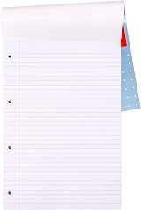 Pukka Pad A4 Refill Notepad 160 Pages 80GSM 8mm Ruled Tape Bound 4-Hole Pack 6 view 6