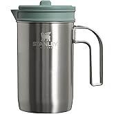 Stanley All In One French Press Coffee Maker 32 oz | 5 Minute Brew, 4 Hours Hot | Mesh Filter for Coffee Grounds | Insulated 