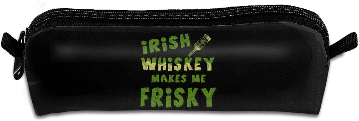 TPSXXY Irish Whiskey Cute Students Pencil Case Pen Pouch Stationary Work Office Craft Supplies
