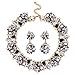 Jane Stone Leaf Ear Cuffs 14K Gold Plated Ear Jacket Sterling Silver Climber Earrings for Women (1)
