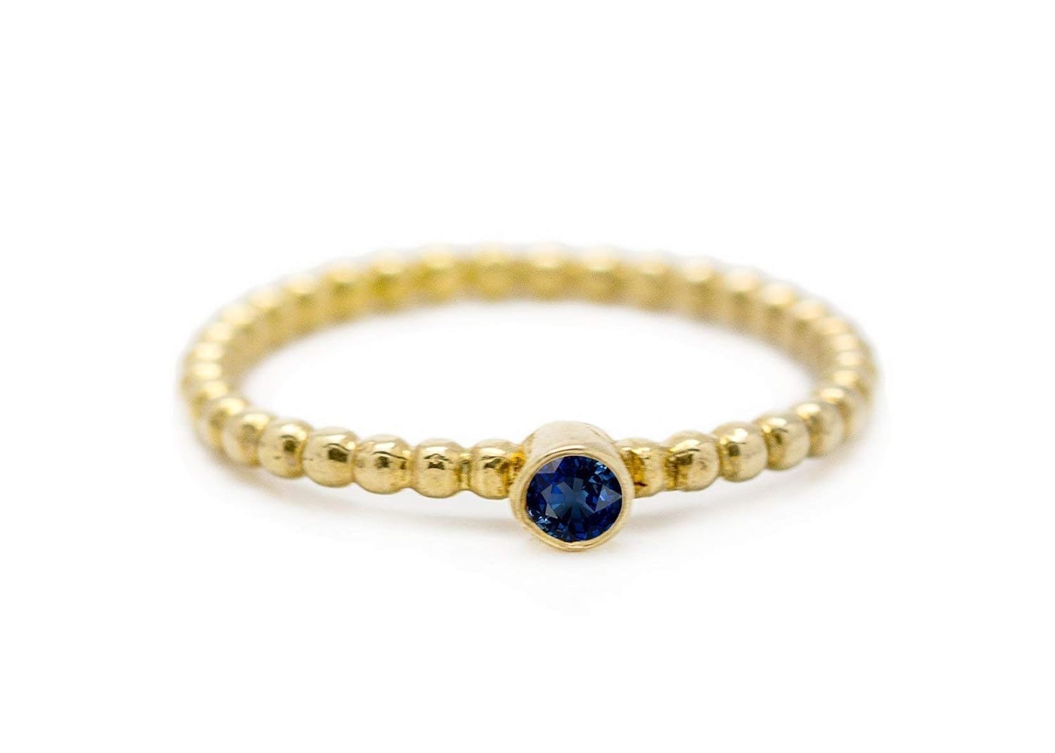 Amazon.com: Handmade Sapphire Gemstone Ring, 22k gold plated Silver