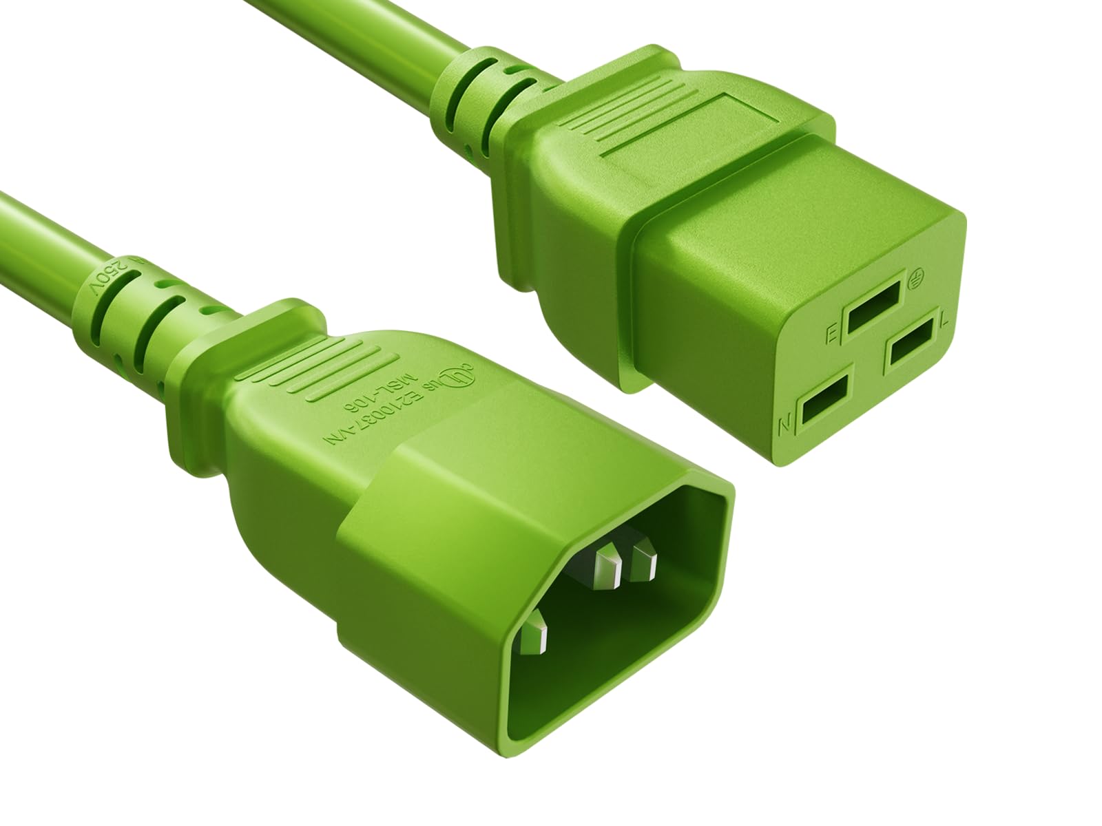 CableLeader 2ft 14 AWG 15A 250V Power Cord IEC320