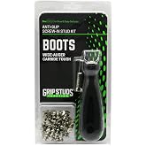3000A - 4.4mm Prominence - GRIPSTUDS Wading Boot Studs - Pack of 28 - Tungsten Carbide Core Screw in Studs - Spikes for Traction in Wading Boots - Includes Installation Tool