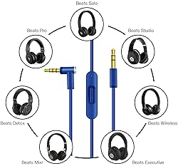 Replacement Audio Cable Cord Wire with in line