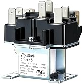 FrigeSwift 90340 General Purpose Switching Relay, 24 VAC Control Coil DPDT | Compatible with White Rodgers, Emerson, Packard, Mars, Widely Used in HVAC &amp; R Equipment, Replaces R8222D1014, 92340, PR340