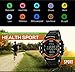 Gosasa New Life Big Dial Men 3D Pedometer Heart Rate Monitor Calories Counter Fitness Tracker Digital Display Watch Outdoor Sports Watches Orange