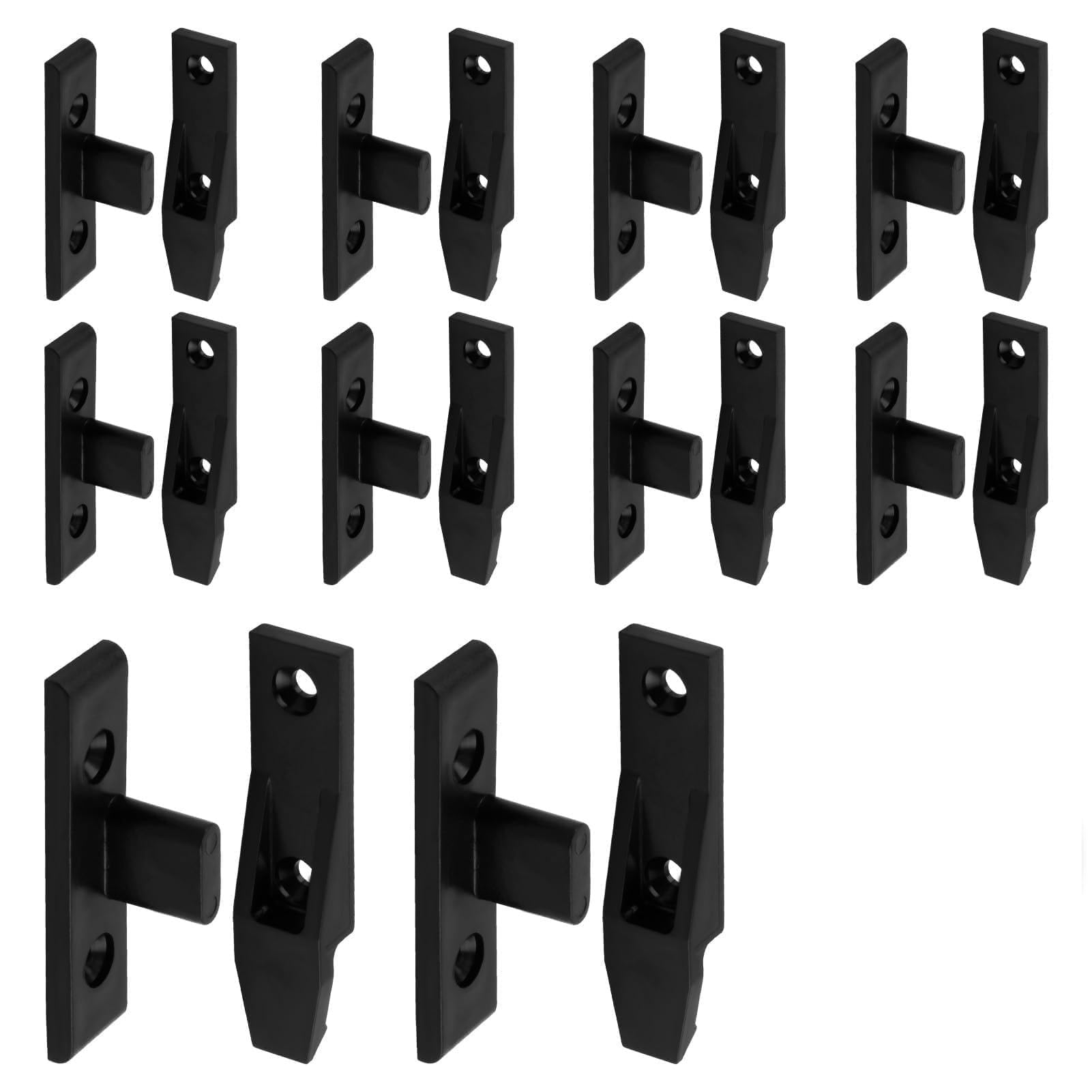 10 PS Bathroom Panel Clips Fence Panel Clips Bathroom Base Fastener Clips Kitchen Skirting Clips Cabinet Base Connectors Suitable for Kitchen Bathroom Cabinet Doors Wood Board Connections