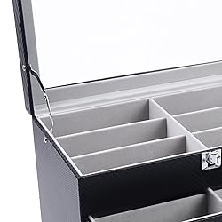 Eapmic 4 layer 24Slots Eyeglass Sunglass Storage