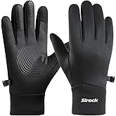 Sireck Water-Resistant Winter Gloves for Men, Touchscreen and Fleece Thermal Cold Weather Gloves, Snow Ski Gloves Winter Gear
