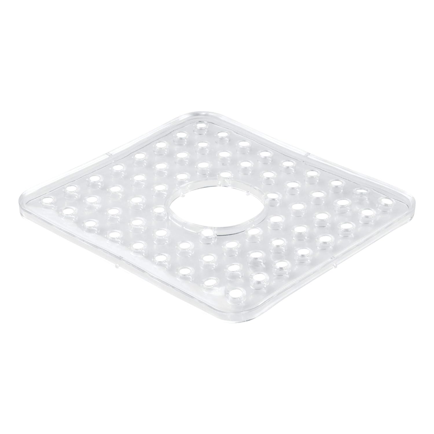 Home Counter Mats Clear Interdesign Kitchen Sink Protector Mat With Hole For Sink Strainer