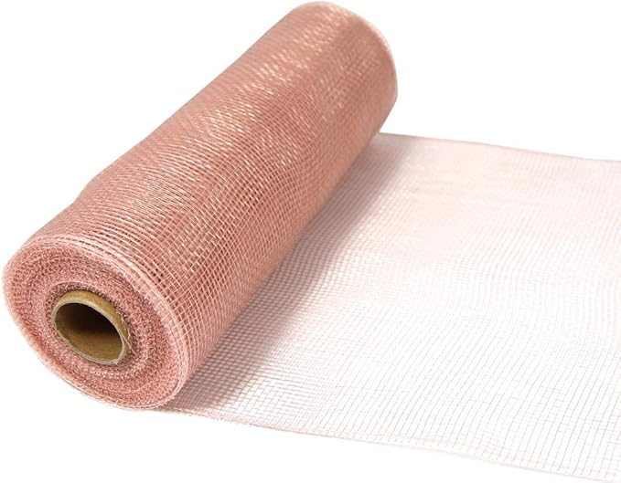 Eleganza Deco Mesh, Rose Gold, 25cm x 9.1m Amazon.co.uk Kitchen & Home
