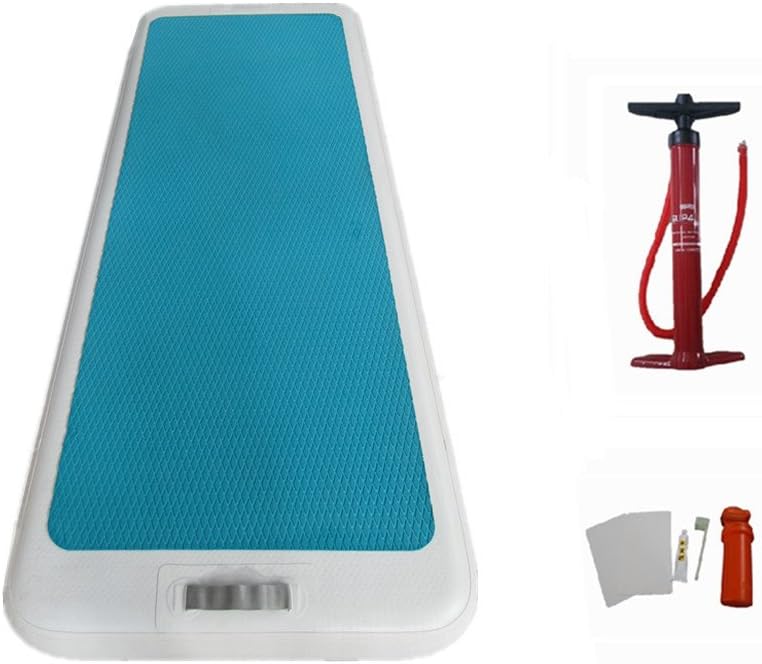 ARCADIAW Inflatable Floating Yoga Mats Air Tumbling Track for Yoga Training for Water Use or Fitness with and Tax