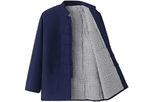 ZooBoo Cotton Padded Uniform Clothing - Tai Chi Chinese Traditional Clothing for Seniors Beginners Men Arthritis - Cotton