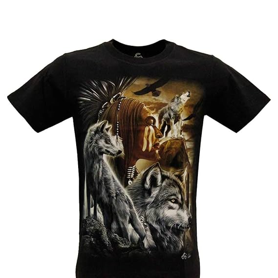 magliette con i lupi