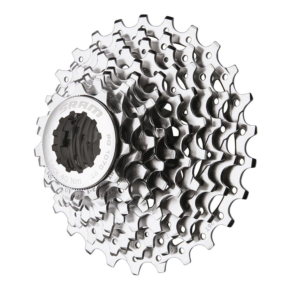 SRAM PG1070 10 Speed Cassette, Silver, 12-28