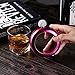 Hillside-Kit Bracelet Bangle Flask Handmade Crystal Lid Creative 304 Stainless Steel Wine Flask Gift For Women Girls Men Party Flask Hidden Liquor Flask Bracelet Funnel Set 3.5oz
