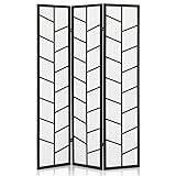 MoNiBloom 3-Panel Shoji Screen Room Divider 5.7ft