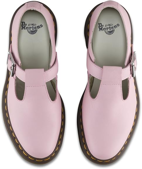 Dr Martens Polley T Bar Leather Mary Jane Flats Amazon De Schuhe Handtaschen