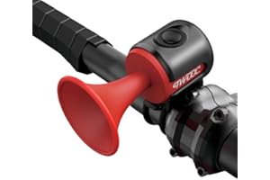 PHIDINOVA Electric Bicycle Horn Bell, Handlebar-Mounted, Black