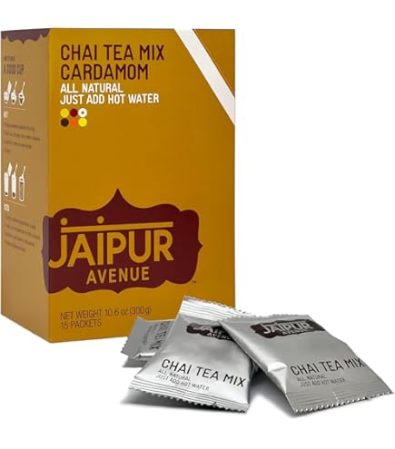 Nature's Guru Instant Cardamom Chai Tea Drink Mix Unsweetened 10 Count Single Serve - View #2
