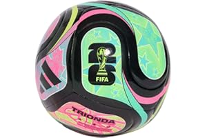 adidas Unisex-Adult World Cup Pro Beach Soccer Ball, Black/Flash Aqua/Lucid Pink/Lucid Lemon, 5