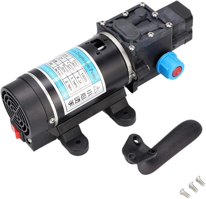 Portable DC 12V 100W Self Priming Electric High Pressure Diaphragm